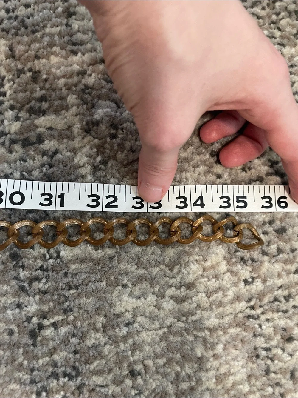 Vintage Antique Coin Pendant Chain Necklace belt in Brass Tone